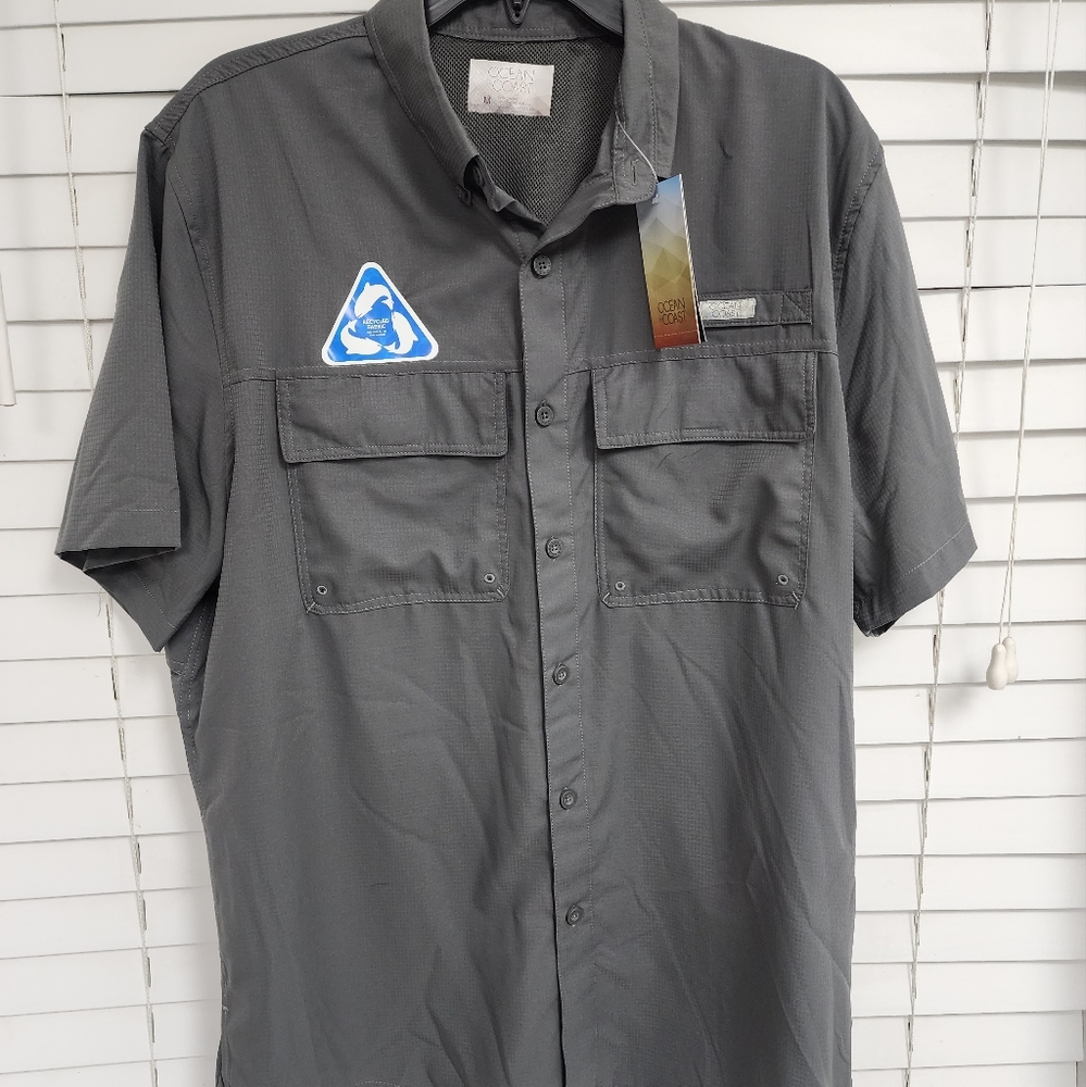 Men's Ocean+Coast size small fishing shirt